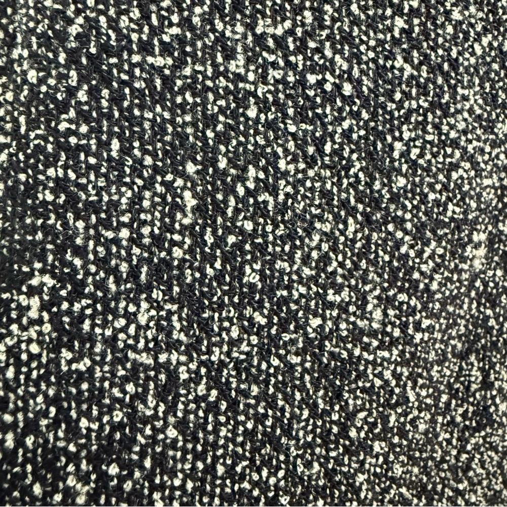 MAXMARA CREAM BLACK SPECKLE PRINT HIGH WAISTED MIDI PENCIL SKIRT - Picture 9 of 11